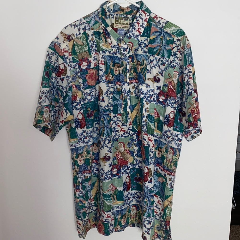 Reyn Spooner Mele Kalikimaka 2004 shirt, XXL